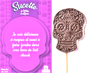 SUCETTE CALAVERA CHOCOLAT AU LAIT  ARTISANAL