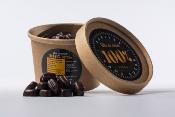 POT DE PEPITES CHOCOLAT NOIR SANS SUCRE  100% CACAO 100G