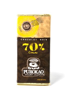 TABLETTE CHOCOLAT NOIR 70%  CACAO 100G
