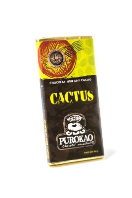 TABLETTE CHOCOLAT NOIR AU CACTUS 100G