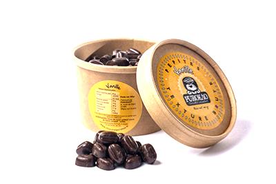 POT DE PEPITES CHOCOLAT NOIR A LA VANILLE 100G