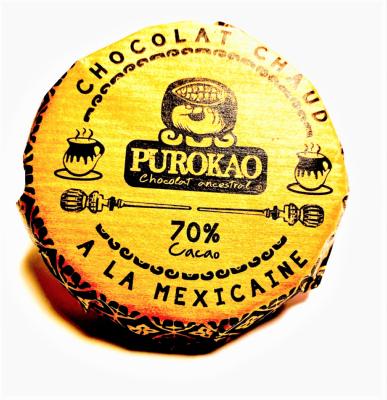 DISQUE POUR CHOCOLAT CHAUD A 70 %  DE CACAO