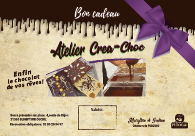 Bon cadeau atelier Crea' choc