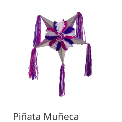 PIÑATA MEXICAINE PLIABLE MUÑECA