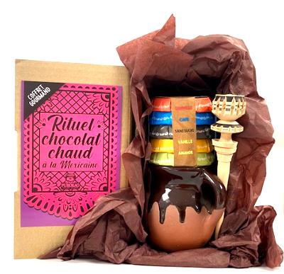 Coffret rituel chocolat chaud mexicain